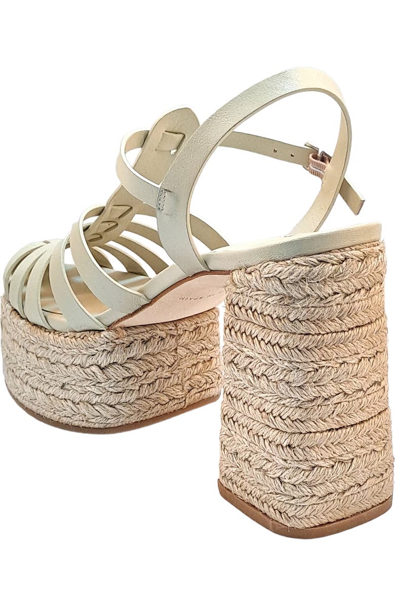 Dee Ocleppo Tulum Platform Sandal, Alternate, color, Pearl Leather