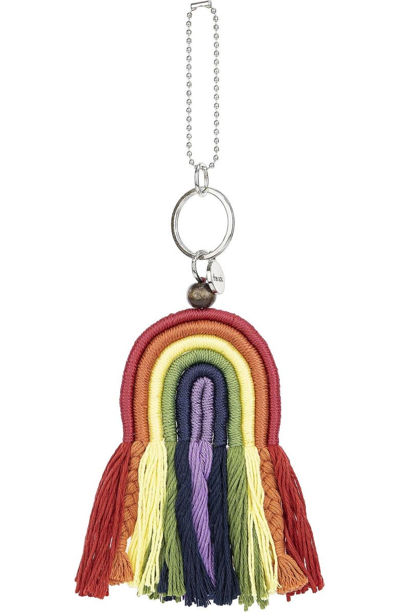 The Sak Yarnicharmz Hand Crochet Dangle - Rainbow, Alternate, color,