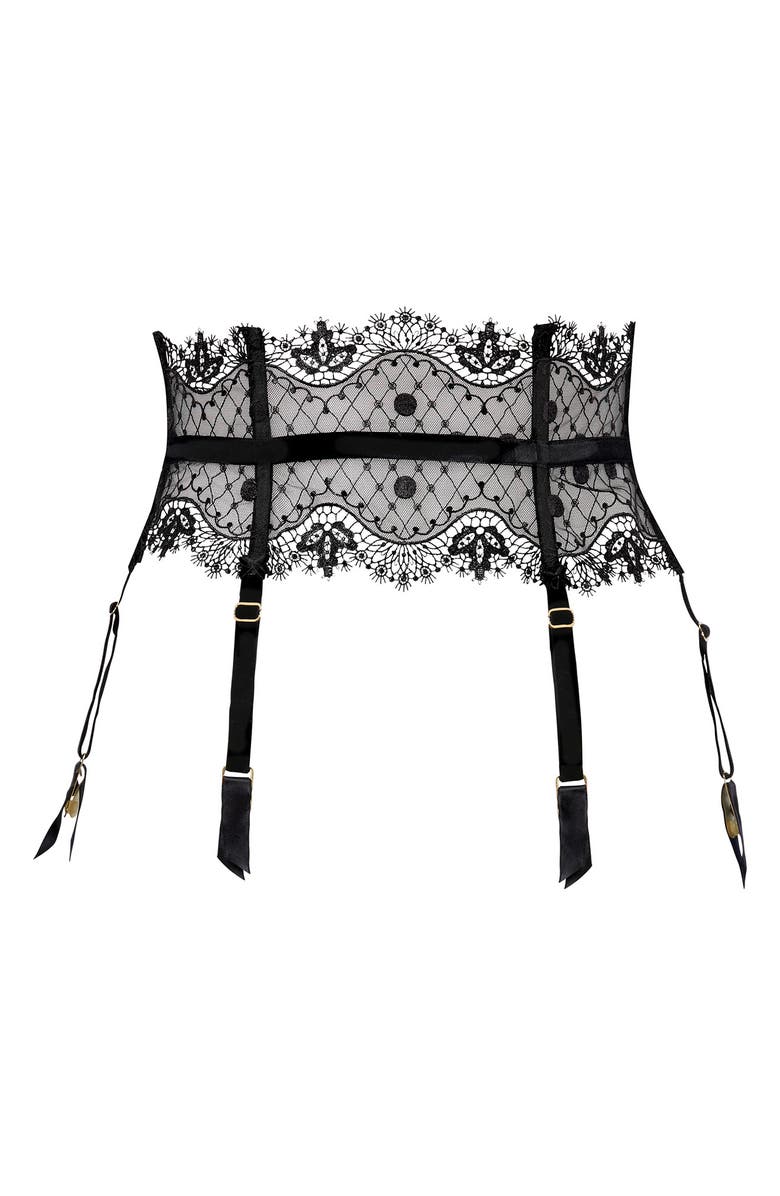 Dita Von Teese Vedette Suspender Belt, Alternate, color, 