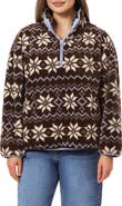 C & C California Briar Half-Zip High-Pile Fleece Pullover
