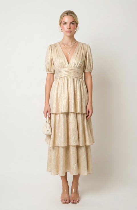 Shimmering Maxi Dress