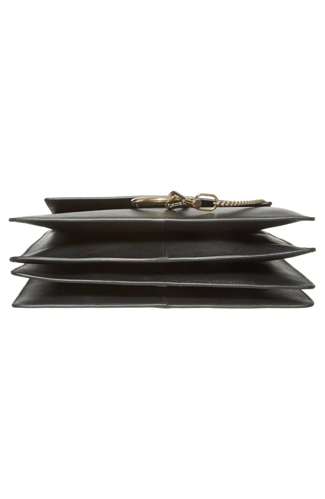 Chloé 'Faye' Leather & Suede Shoulder Bag, Alternate, color, 