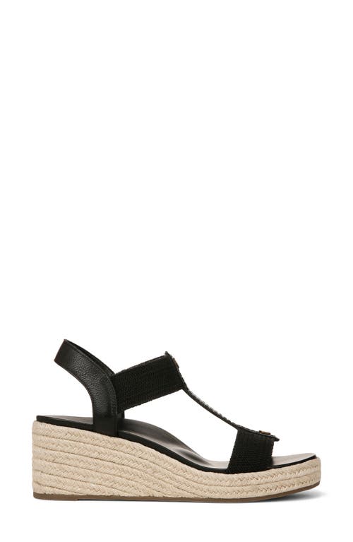 Vionic Calera Espadrille Wedge Sandal In Black