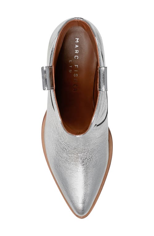 Marc Fisher Ltd Marlie Western Boot In Silver 040