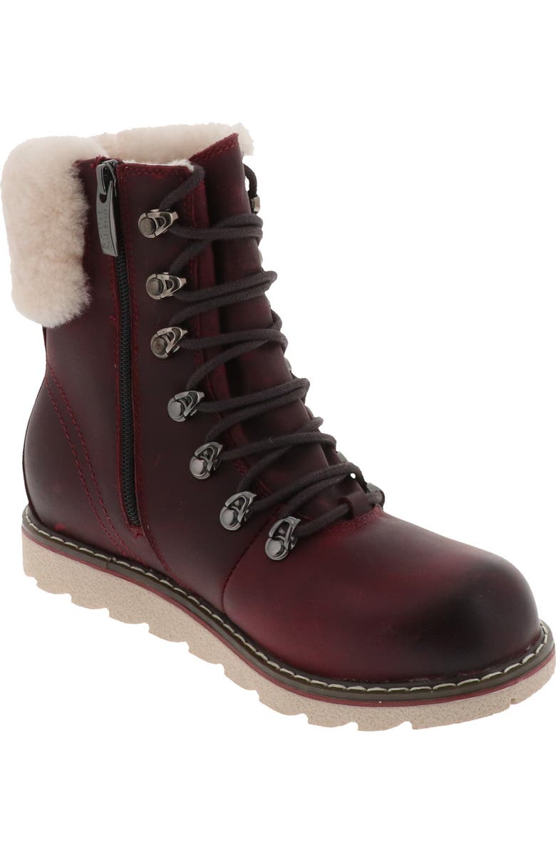 Royal Canadian Cambridge Waterproof Snow Boot with Genuine Shearling Cuff, Main, color,