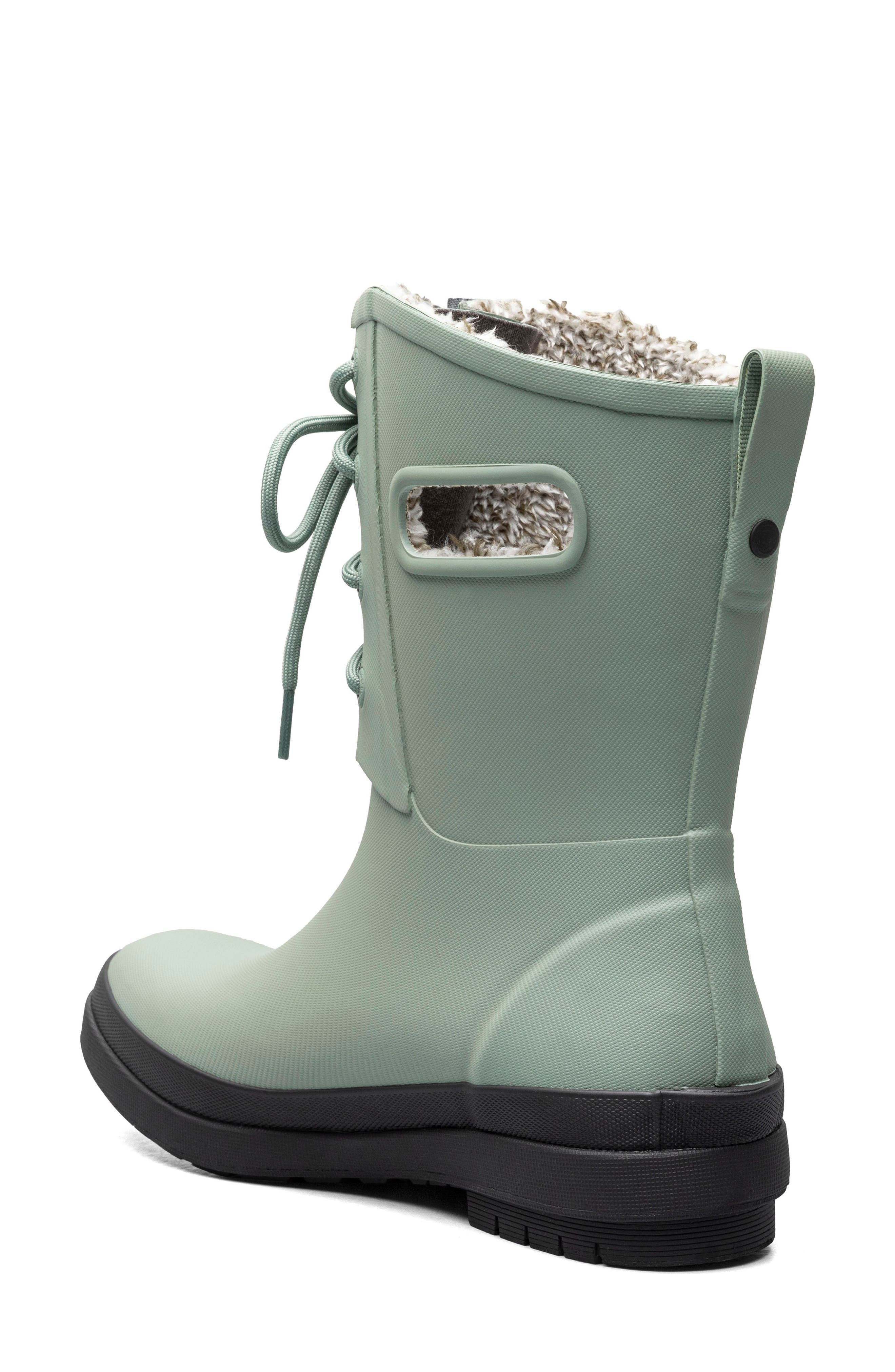 Bogs Amanda Plush Waterproof Rain Boot, Alternate, color, 