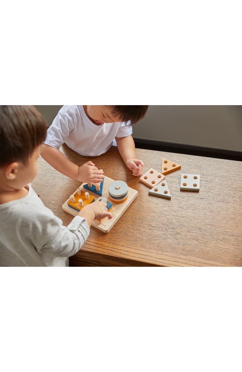 PlanToys<sup>®</sup> Geometric Sorting Board - Orchard, Alternate, color, Assorted