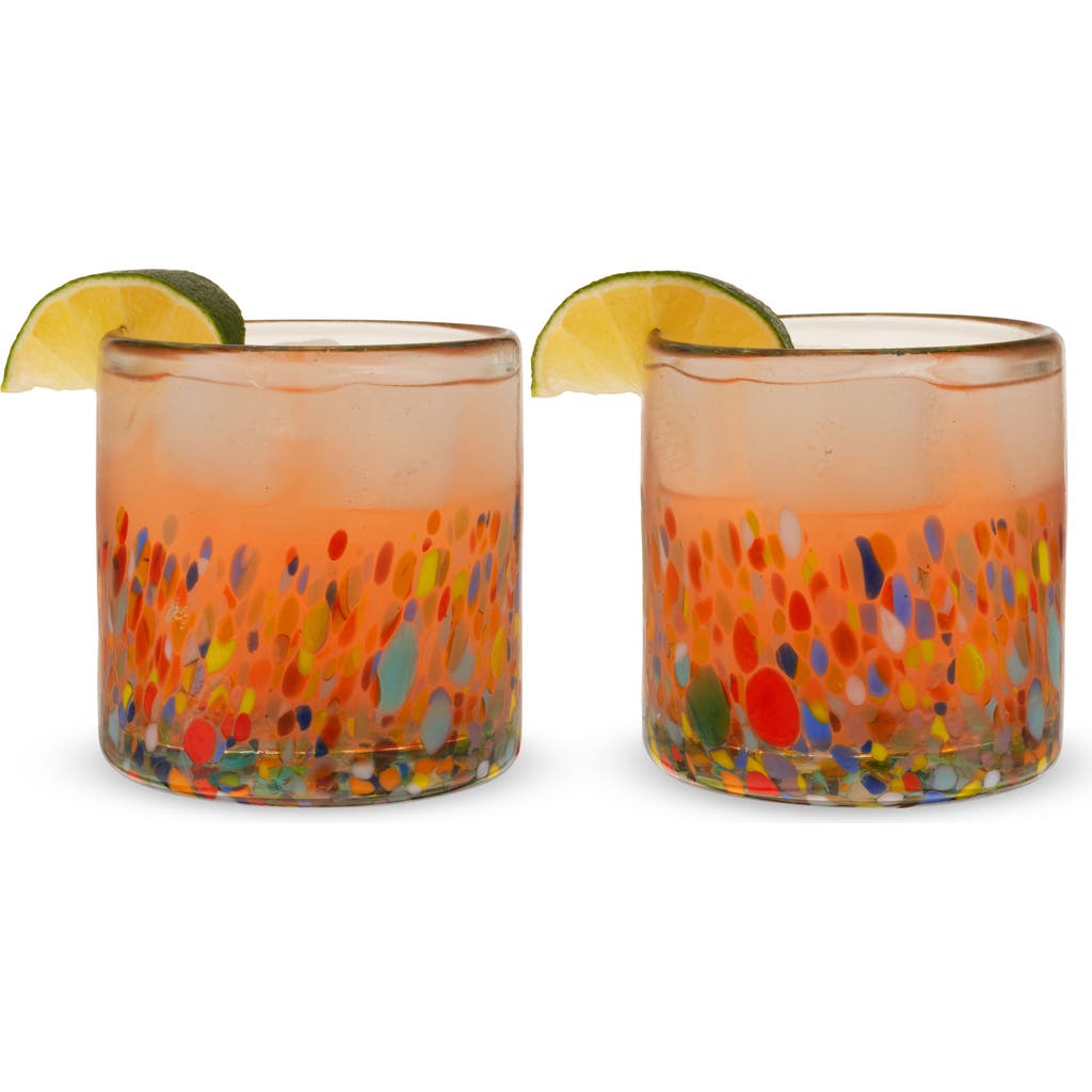 Twine Segunda Vida Artistico Recycled Tumblers Set Of 2 In Multicolor