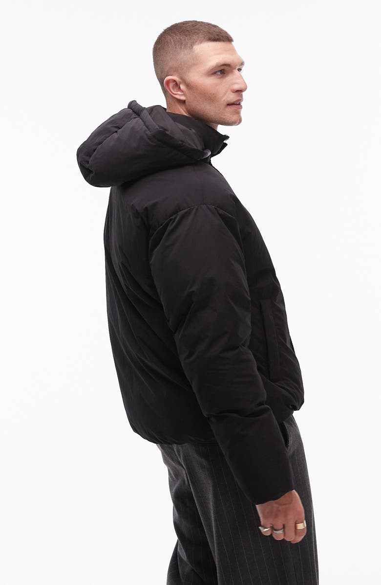 Topman Oversize Hooded Nylon Jacket, Alternate, color, 