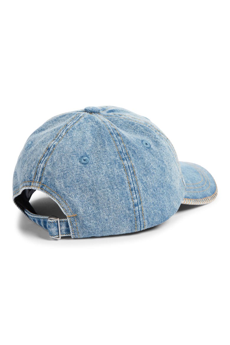 Denim Adjustable Baseball Cap, Alternate, color, MEDIUM WASH