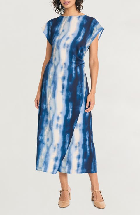 Cap Sleeve Midi Dress