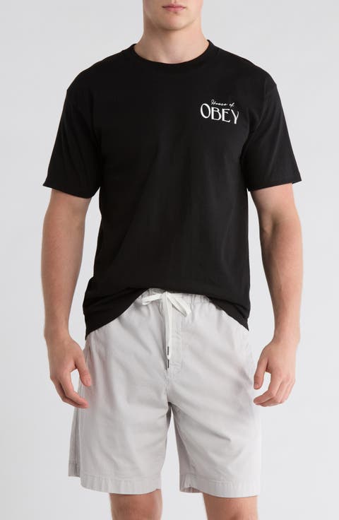 House of Obey Cotton Graphic T-Shirt