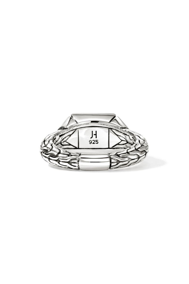 Icon Stud Ring, Alternate, color, SILVER AND GOLD