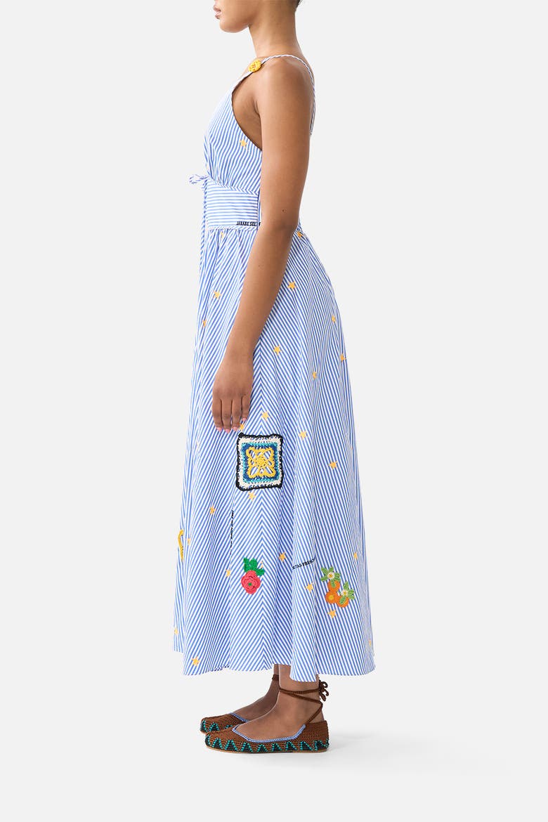 Waistband Dress With Tie Detail, Alternate, color, Magic Of The Mercado