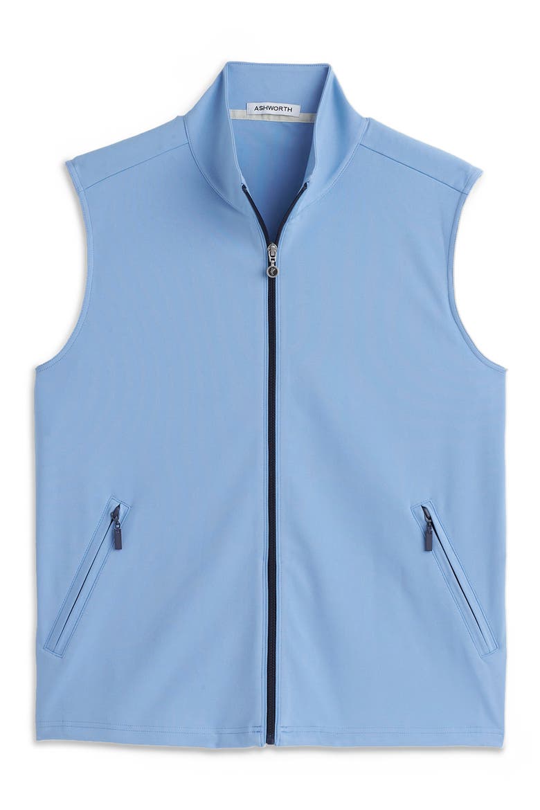 Tech Stretch Vest, Alternate, color, Chambray