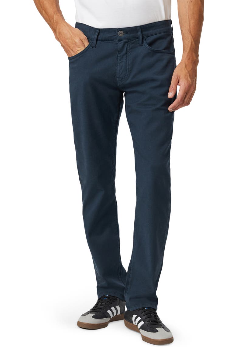 Marcus Slim Straight Leg Five Pocket Pants, Main, color, DARK NAVY LUXE TWILL