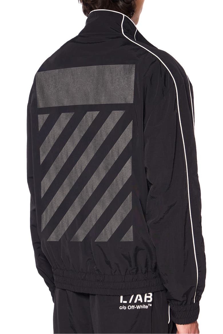 Diag Track Jacket, Alternate, color, BLACK