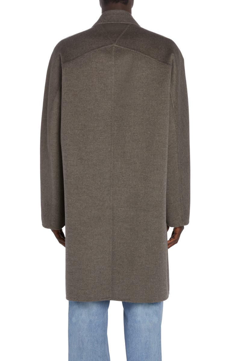 Bottega Veneta Double Face Wool & Cashmere Topcoat, Alternate, color, Peppercorn Melange