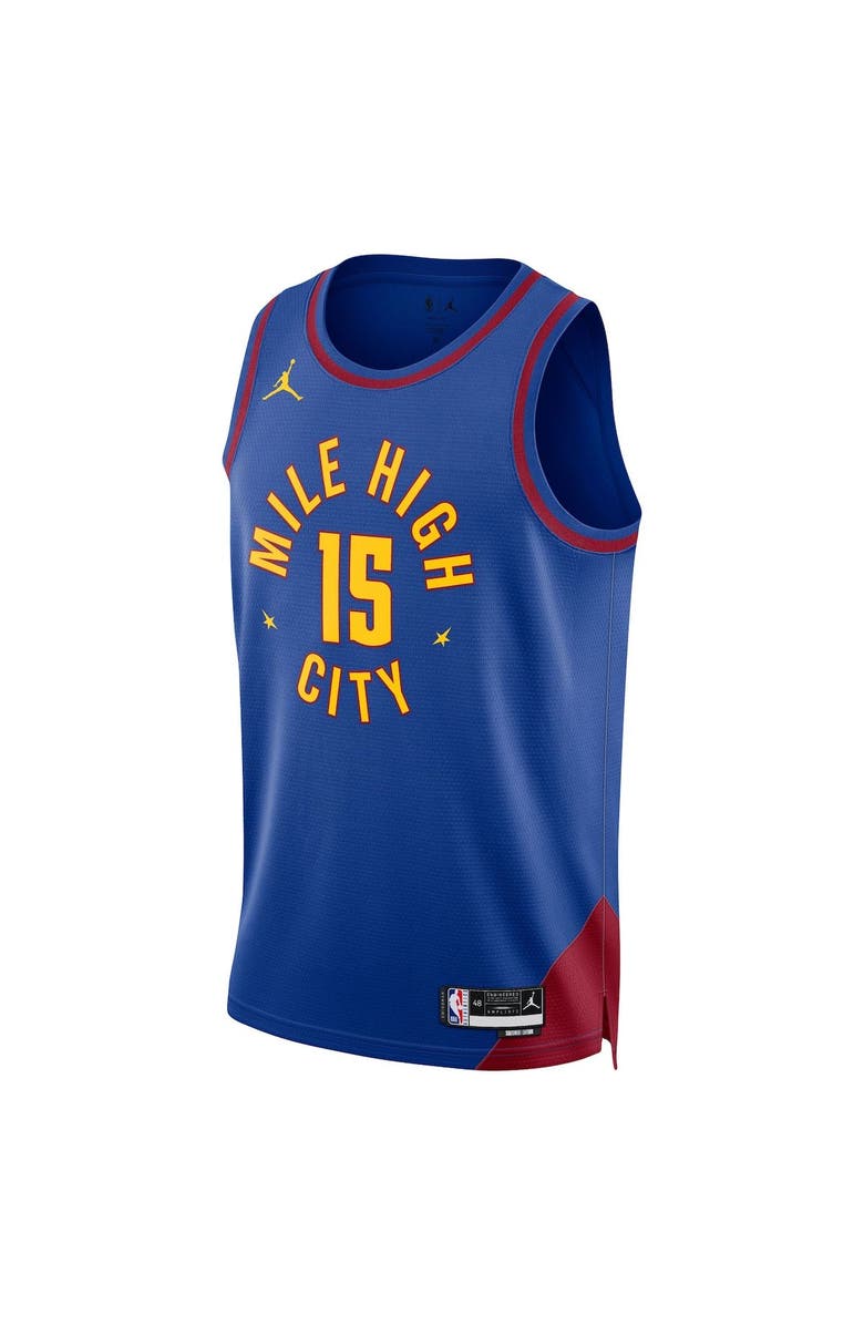 Jordan Brand Unisex Jordan Brand Nikola Jokic Blue Denver Nuggets Swingman Jersey - Statement Edition, Alternate, color, Blue