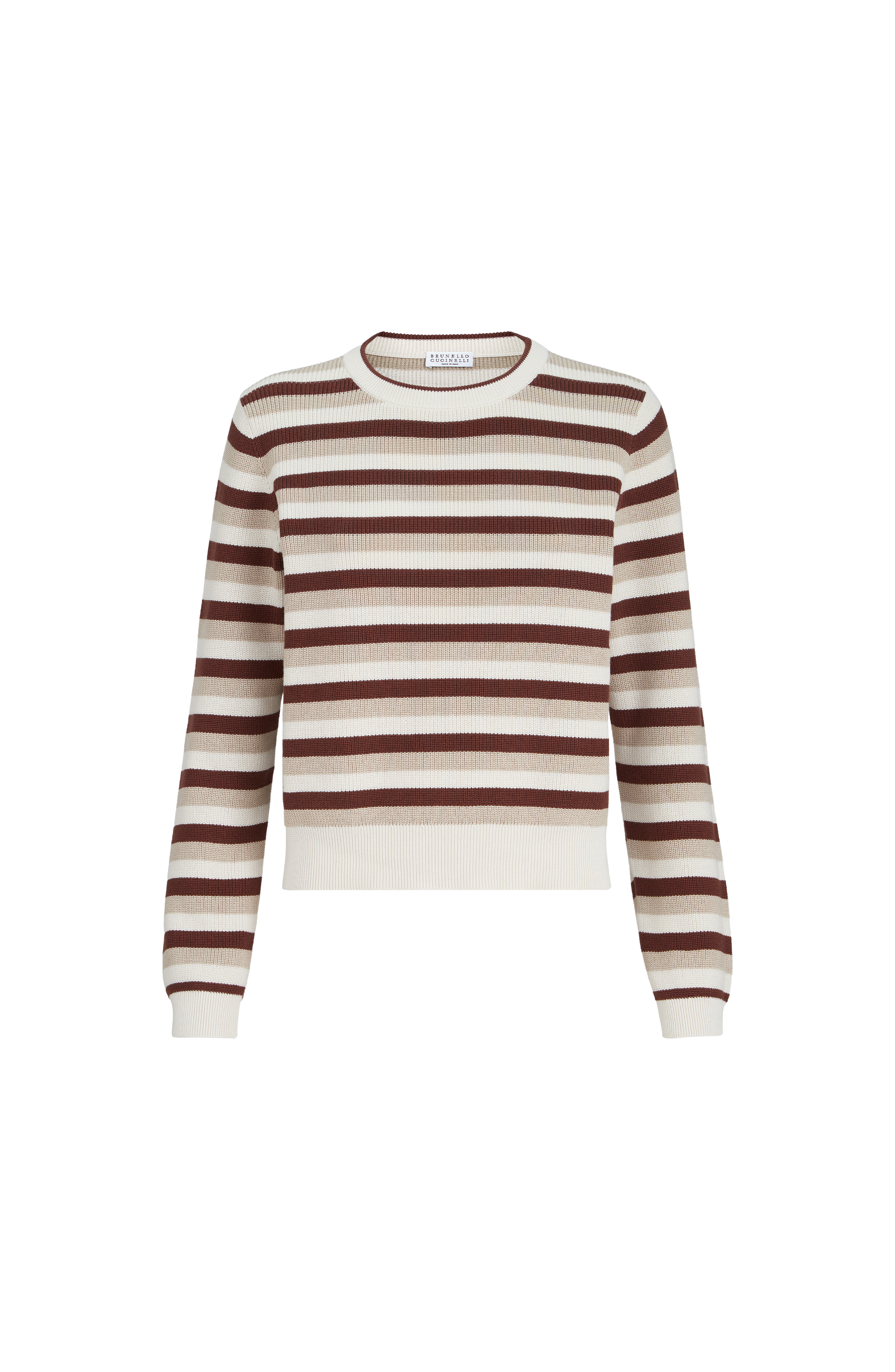 Cotton striped sweater - image 2