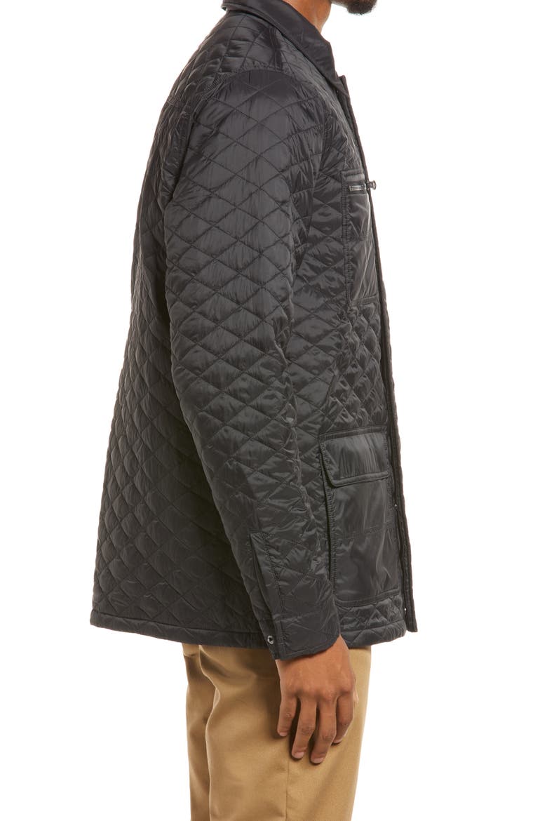 Men's Drill Chore Thermoball Coat, Alternate, color, BLACK