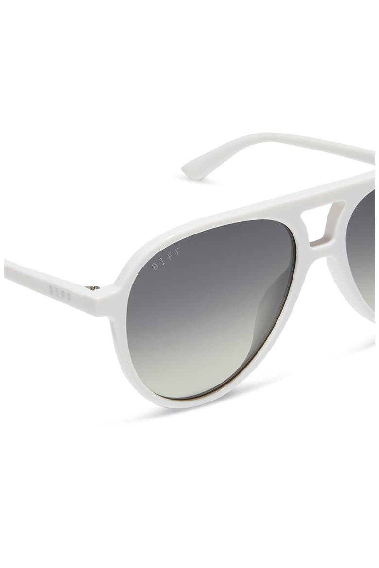 Tosca II 56mm Aviator Sunglasses, Alternate, color, GREY GRADIENT SILVER FLASH