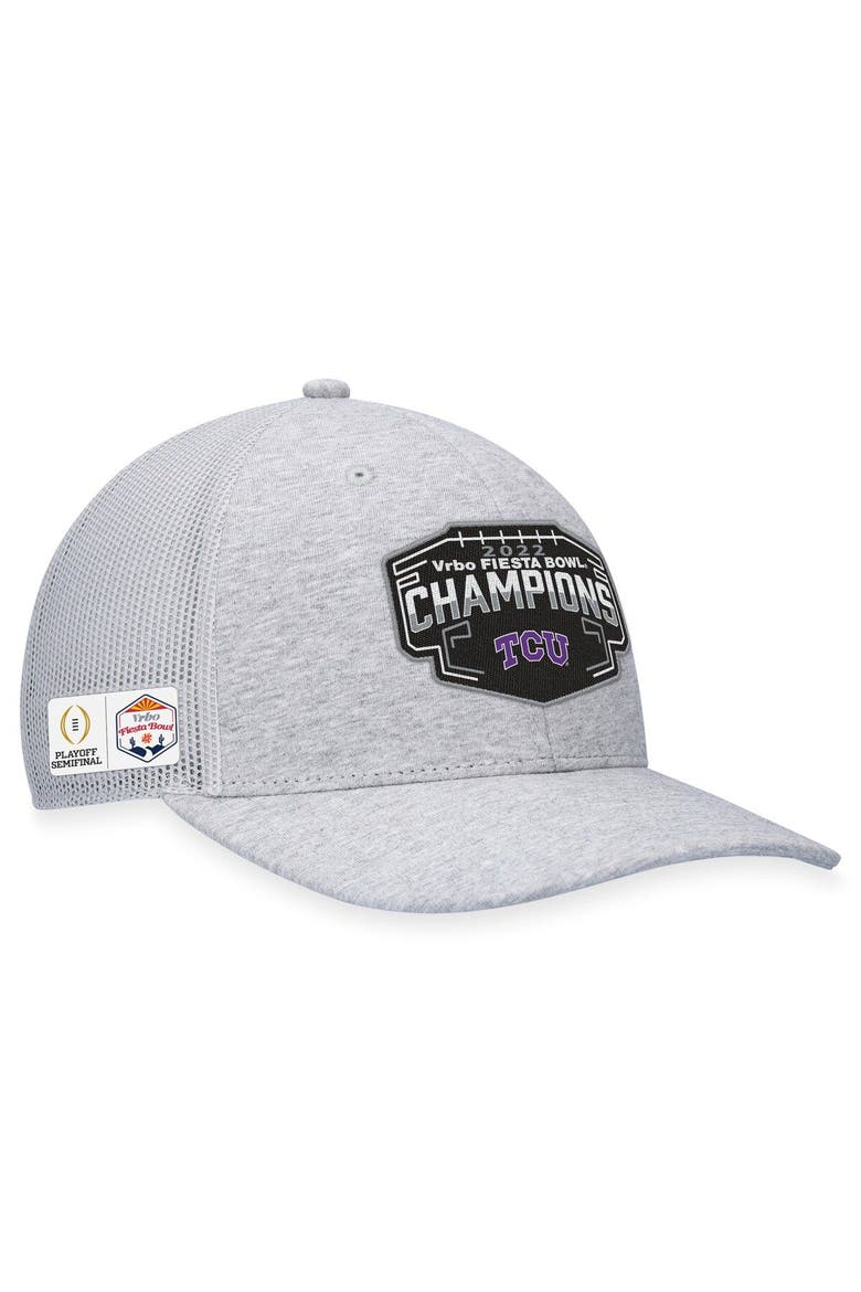 Men's Top of the World  Heather Gray TCU Horned Frogs College Football Playoff 2022 Fiesta Bowl Champions Adjustable Hat, Main, color, Heather Gray