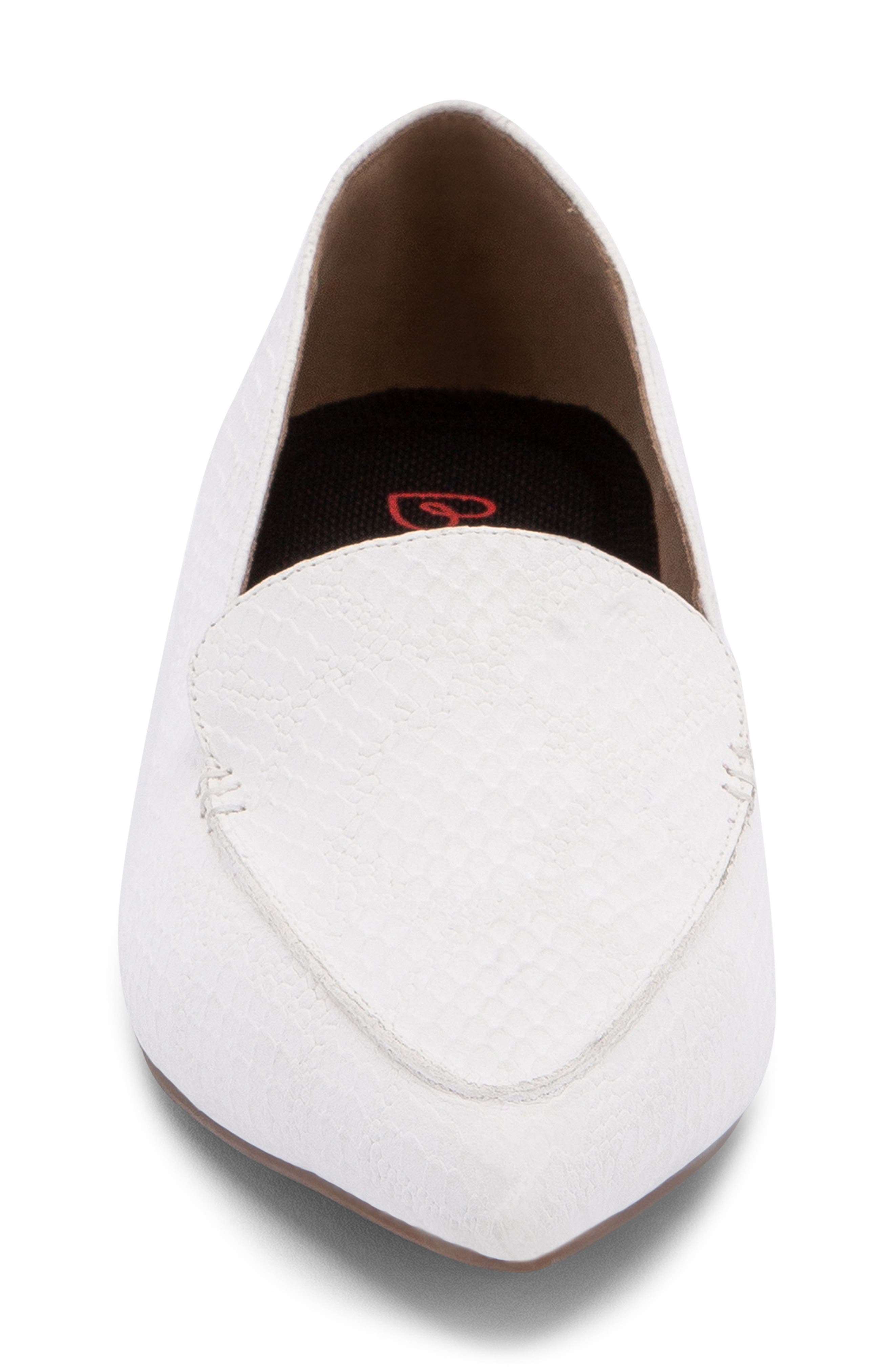 Silvia Waterproof Flat, Alternate, color, WHITE SNAKE PRINT LEATHER