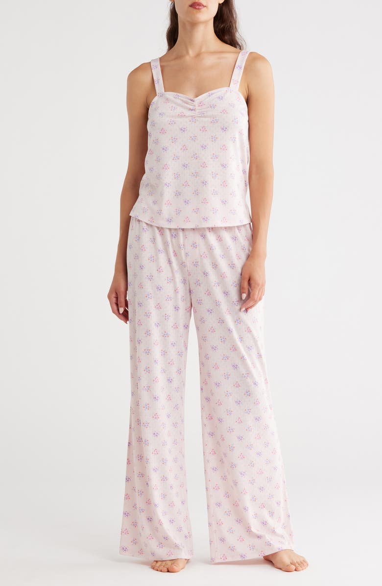 Honeydew Shine Bright Camisole Long Pajamas, Main, color, Pink Salty Ditsy
