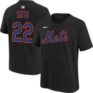 Nike Youth Nike Juan Soto Black New York Mets Name & Number T-Shirt