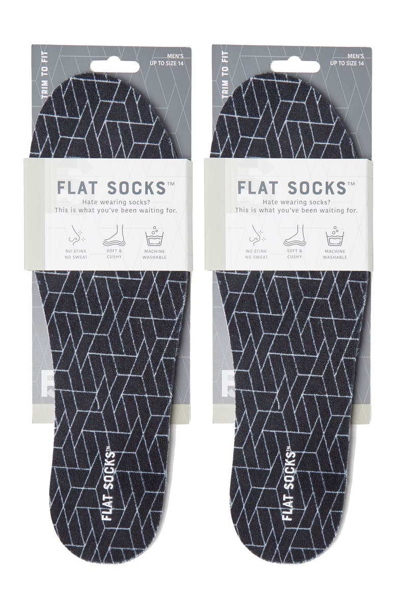 Foot Petals FLAT SOCKS Cushioned Insoles, Main, color, 