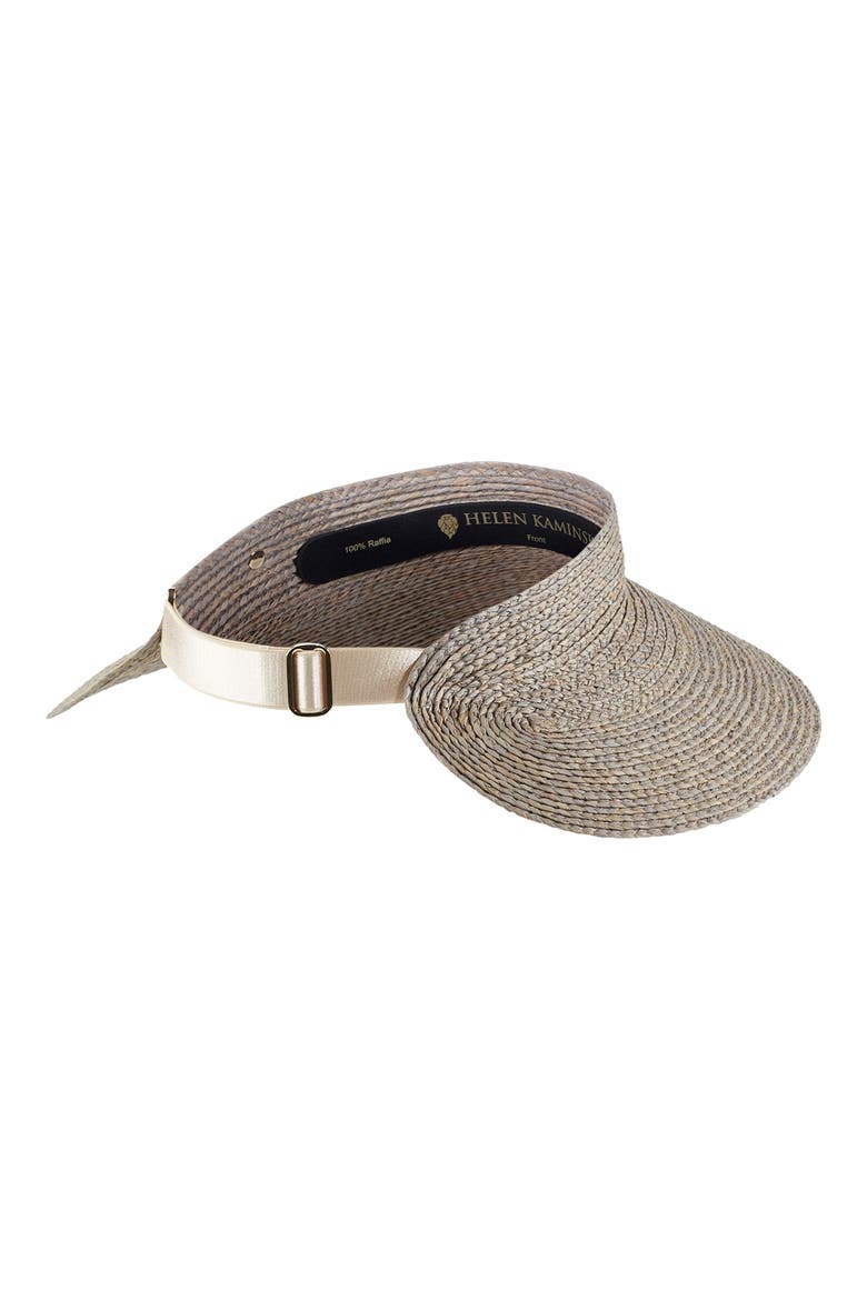 Classic Raffia Visor, Alternate, color, ECLIPSE MELANGE