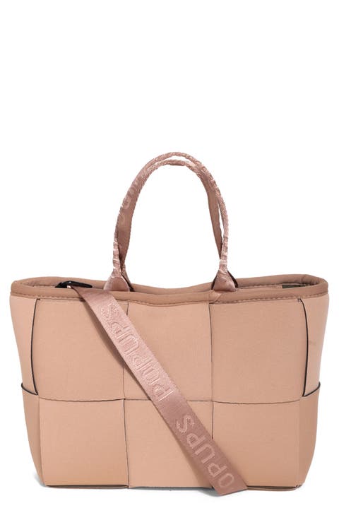 Water Resistant Woven Neoprene Mini Tote Bag