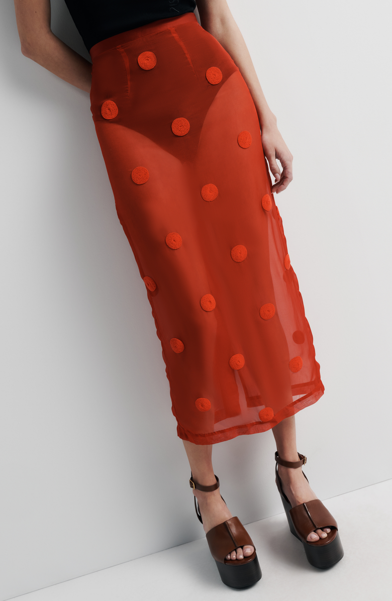 Romy Sadie Skirt, Alternate, color, Red