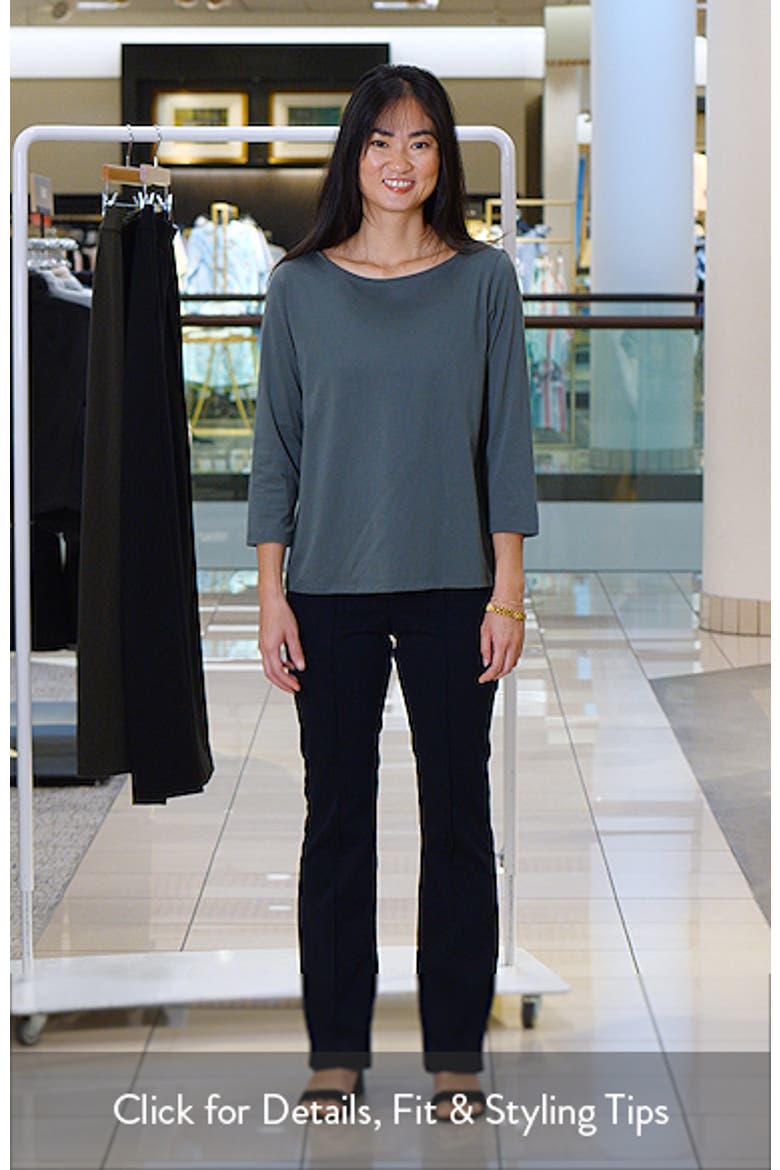 Bateau Neck Jersey Top video