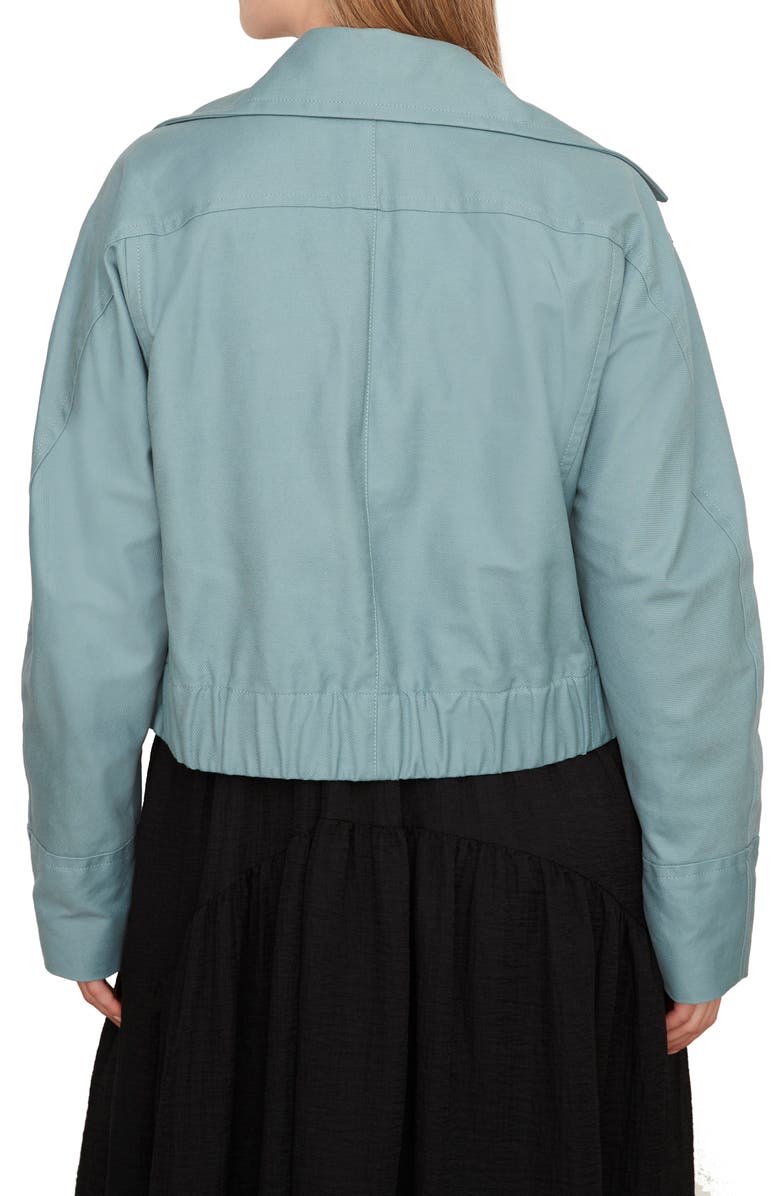 Vince Cotton Blend Flight Jacket, Alternate, color,