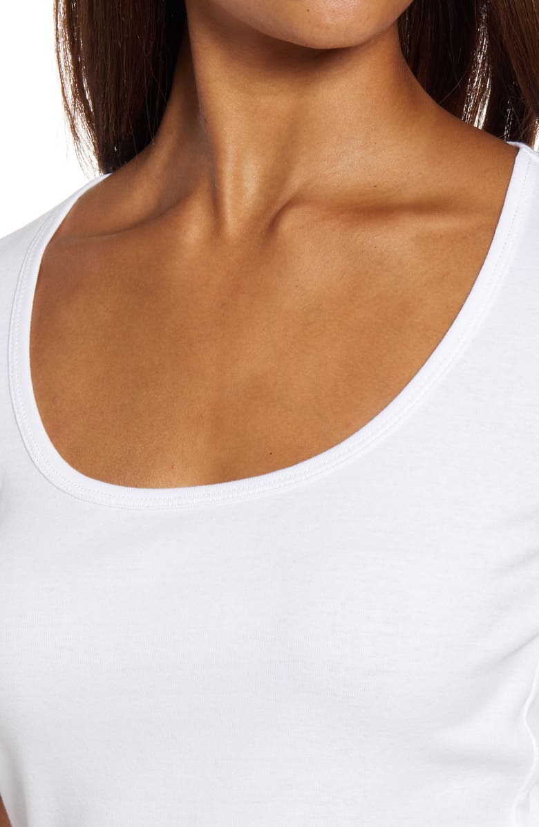 Caslon<sup>®</sup> Short Sleeve Scoop Neck Tee, Alternate, color, 