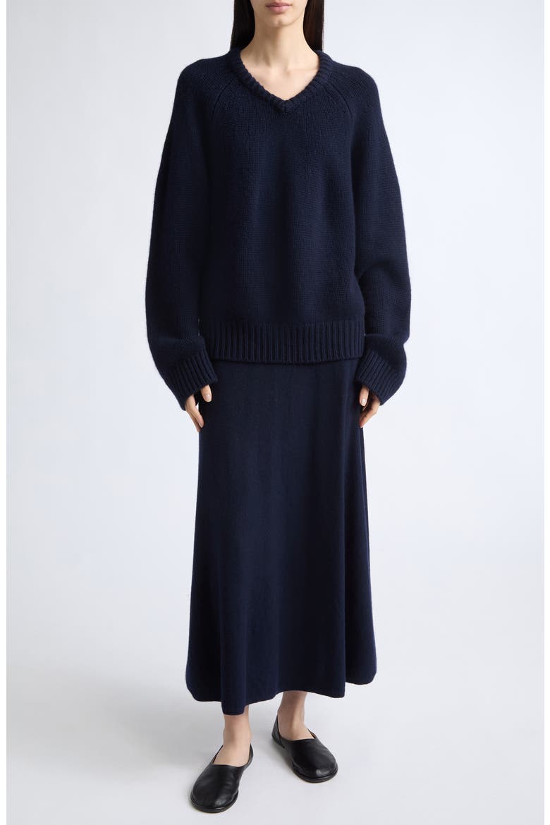 Oia Cashmere Sweater, Main, color, NAVY