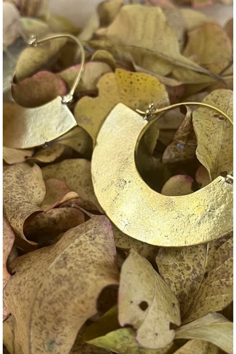 Tuareg Hoop, Alternate, color, Gold Plated