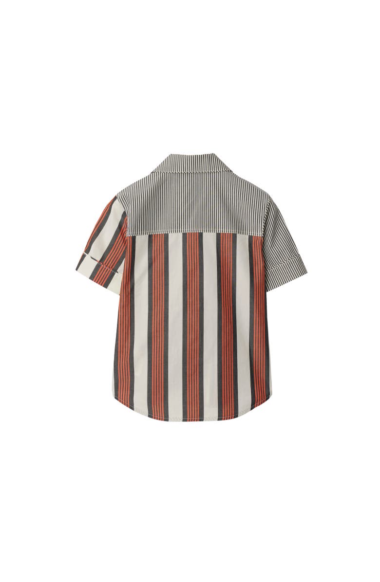 Burberry Striped Cotton Shirt, Alternate, color, 