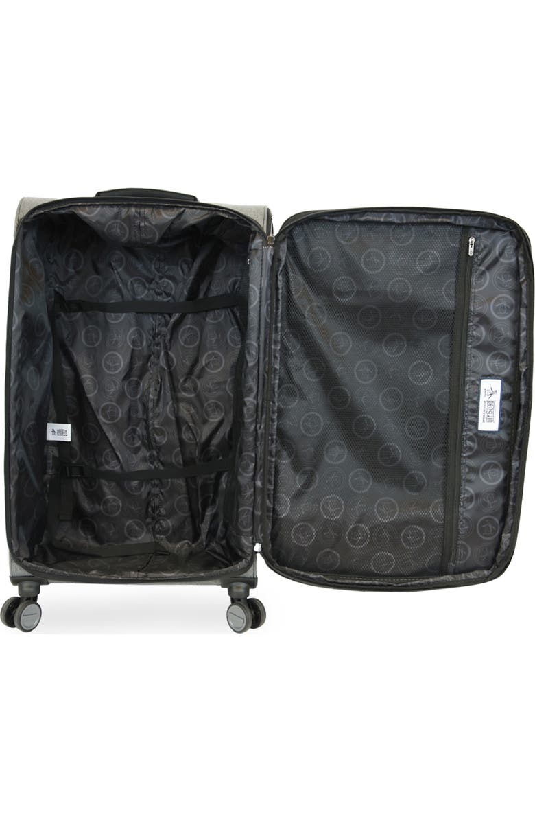Original Penguin Hedge XL 3-Piece Softside Luggage Set, Alternate, color, Grey Crosshatch