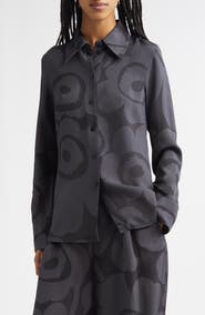 Marimekko Vivahde Unikko Twill Button-Up Shirt