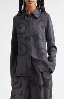 Vivahde Unikko Twill Button-Up Shirt