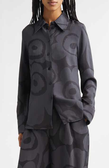 Vivahde Unikko Twill Button-Up Shirt