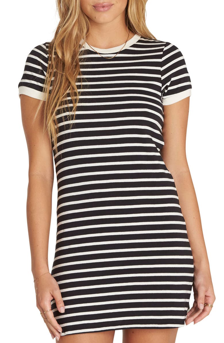 Billabong Go Around Stripe T-Shirt Dress, Main, color,