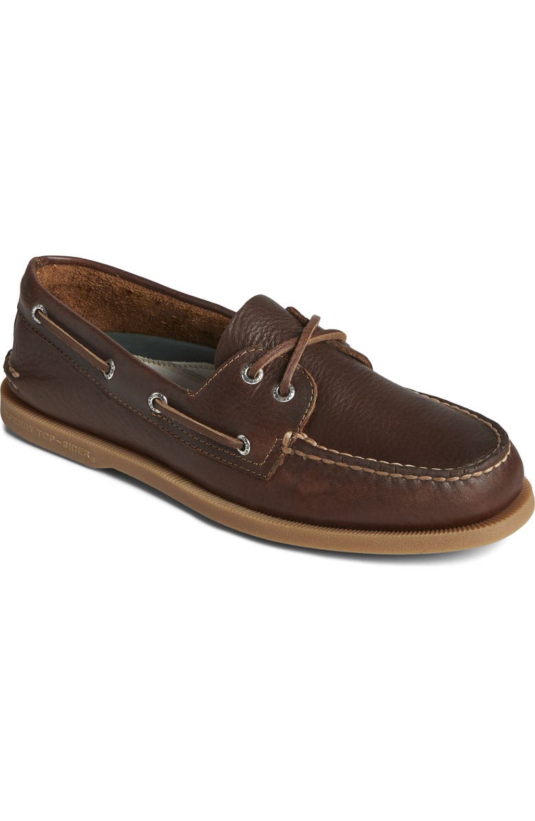 Sperry Authentic Original 2-Eye Boat Shoe, Main, color, Dark Tan