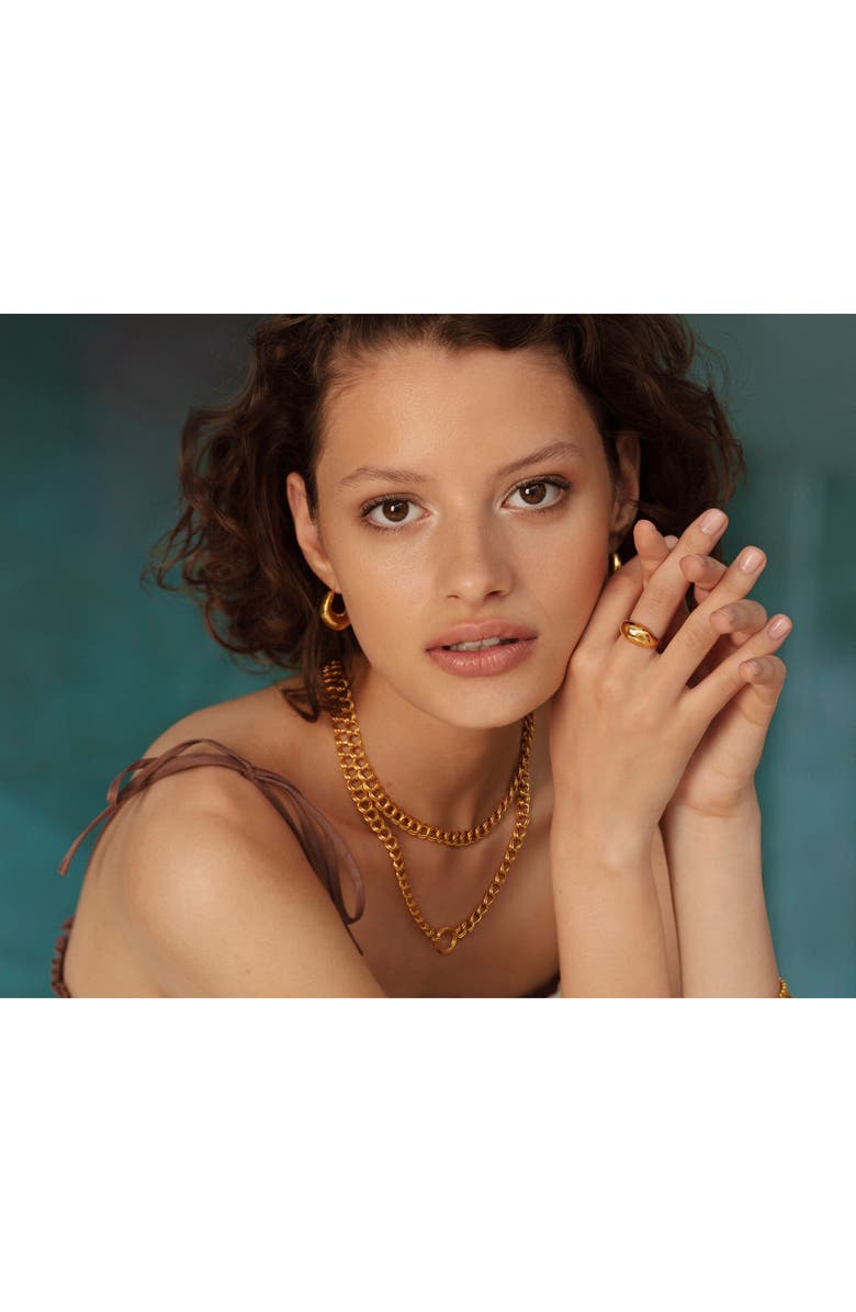 Monica Vinader Groove Curb Chain Necklace, Alternate, color,