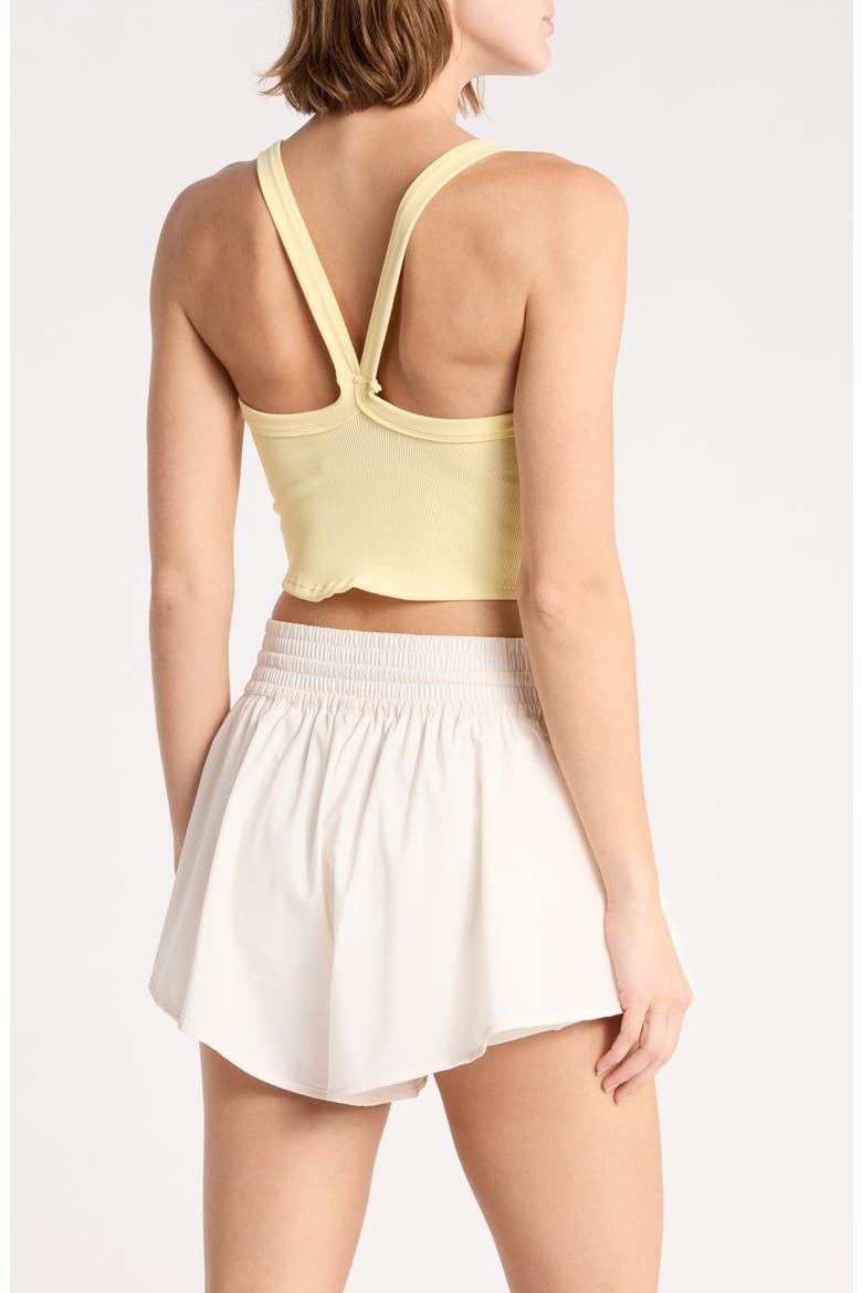 FP Movement All Clear Rib Crop Camisole, Alternate, color, CANARY