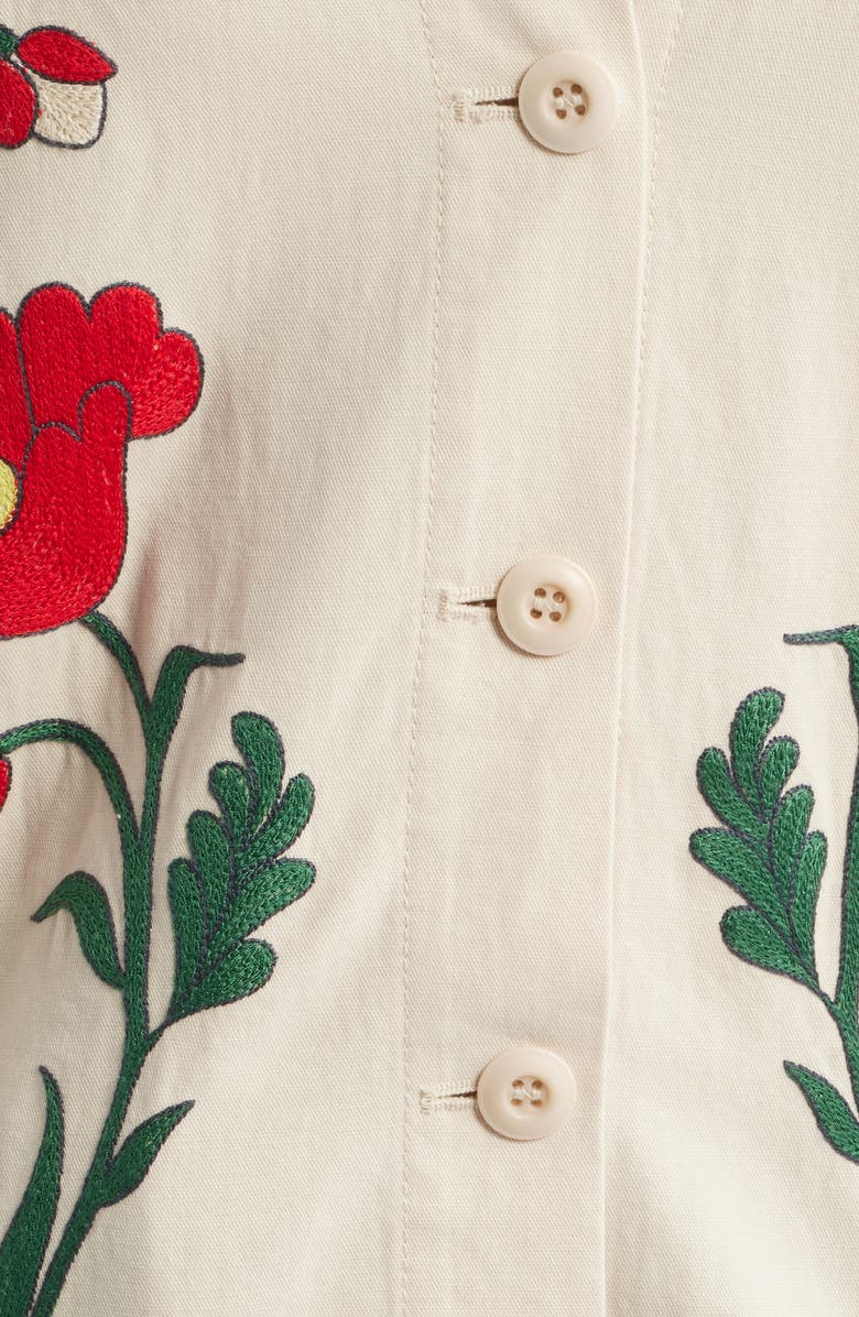 THE GREAT. & Stetson The Western Commodore Jacket, Alternate, color, Cream