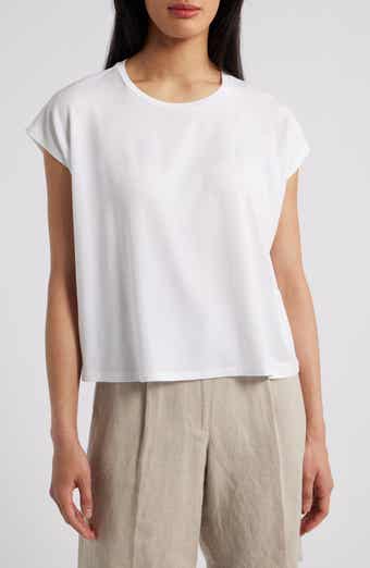 Eileen Fisher Short Sleeve Tencel® Lyocell T-Shirt